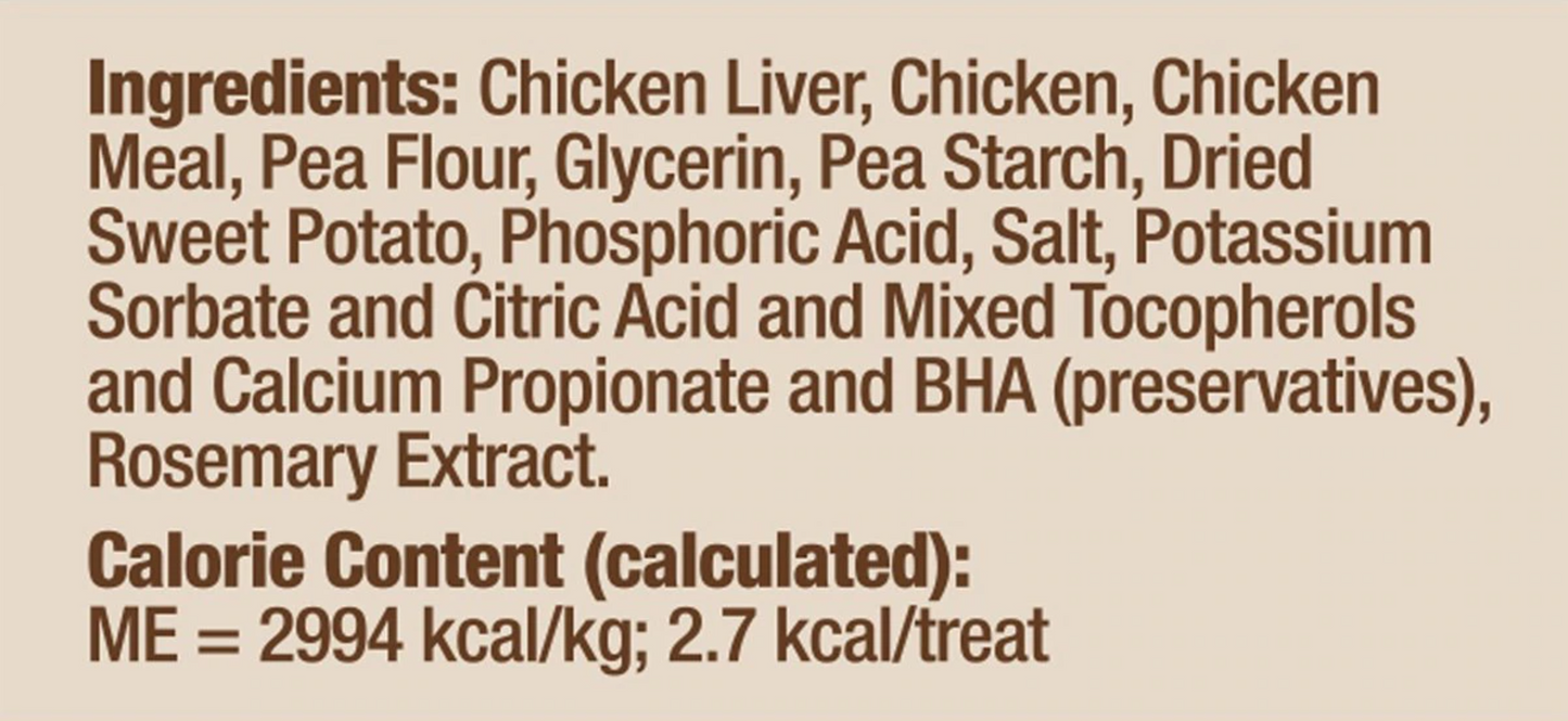 Bil-Jac Premios de Entrenamiento para Perro Grain Free Fórmula Pollo y Camote