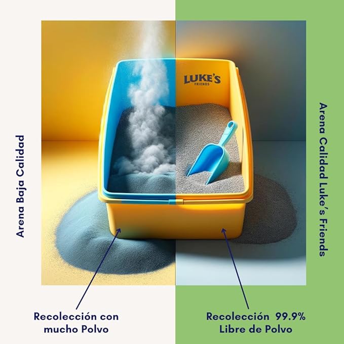 Luke's Friends Arena para Gato Aroma Limón 5 Kg