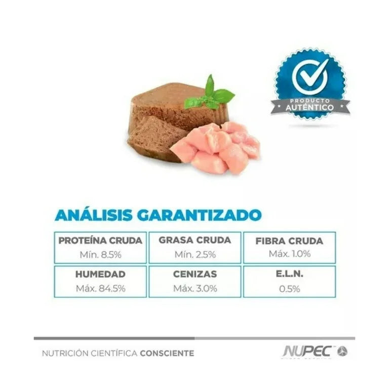 NUPEC WET CACHORRO 4 LATAS DE 100GRS
