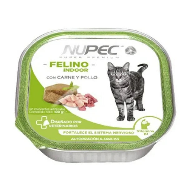 NUPEC WET GATO INDOOR 4 LATAS DE 100GRS