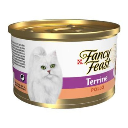 LATA FANCY FEAST TERRINE DE POLLO 85 g