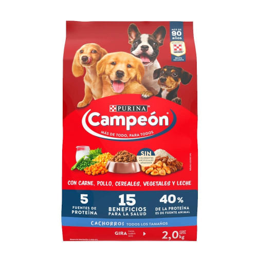 CAMPEON Cachorro TodoTamaño Carne 2 kg