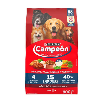 CAMPEON Adultos TodoTamañoCarne 800 g