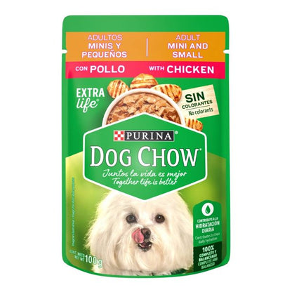 DOG CHOW Adulto Raza Pequeña Pollo 100 g
