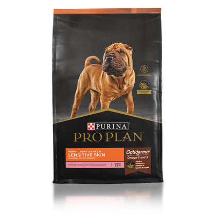 PROPLAN-CACHORRO SENSITIVE SKIN TODAS LAS RAZAS CON OPTIDERM 13 kg