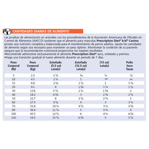 Hill's Prescription Diet k/d Kidney Care (Cuidado de los Riñones) Alimento húmedo para perros con estofado de carne y verduras, dieta veterinaria