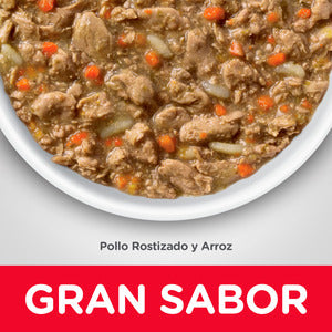 Hill's Science Diet, Kitten Healthy Cuisine, Alimento en lata para Gatitos, Receta de Pollo y Arroz (lata de 80 gramos)