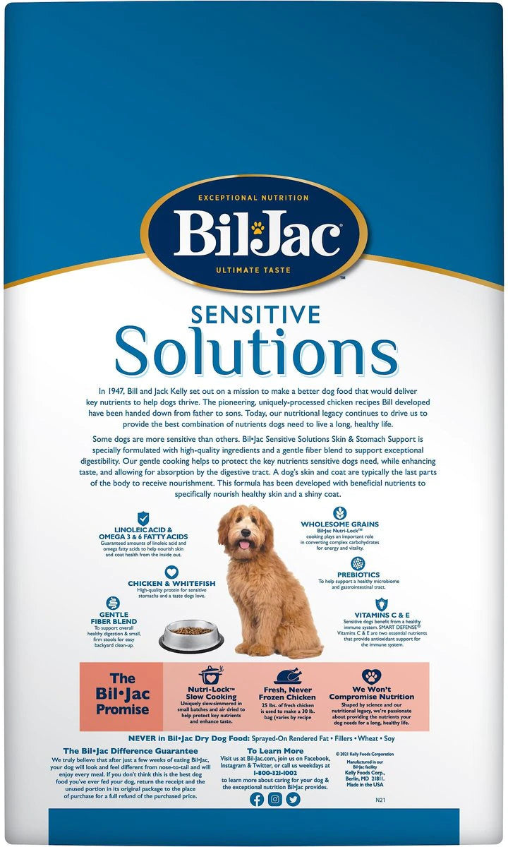 Bil-Jac Perro Sensitive Solutions Pollo y Pescado Blanco