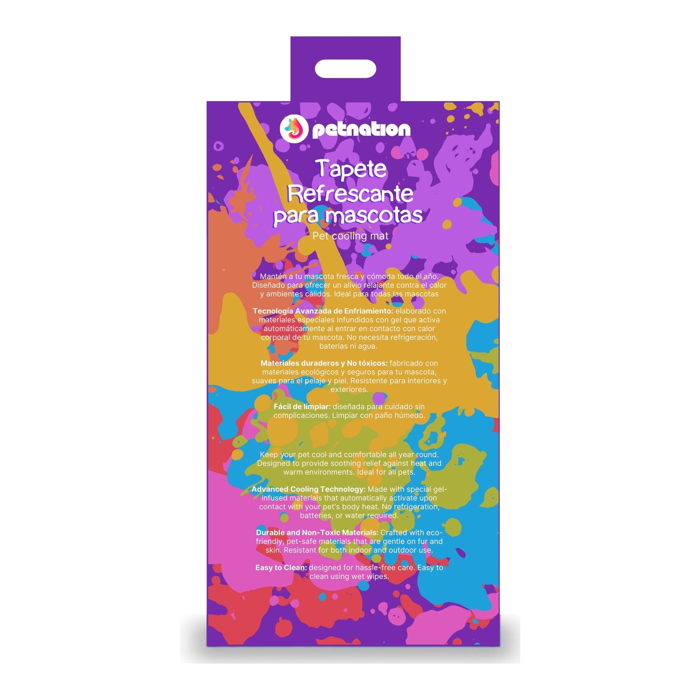 Petnation Tapete Refrescante para Perro y Gato Tamaño Chico