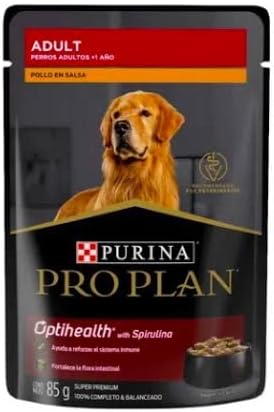 PROPLAN POUCHES PERRO ADULTO POLLO CAJA CON 24 PIEZAS