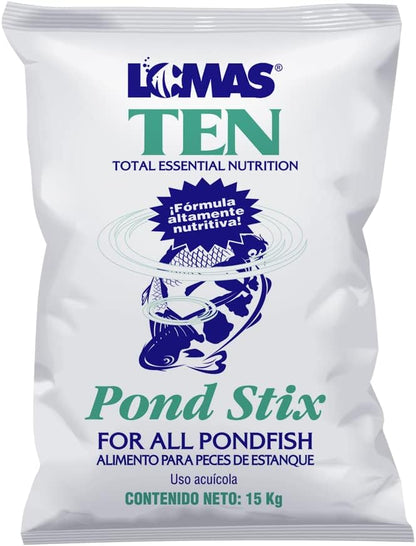 Alimento Pond Stix 15 Kg, Lomas