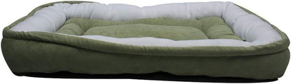 Fancy Pets Cama Económica Rectangular Suave y Resistente Para Perro (Telas Surtidas) - Petopia