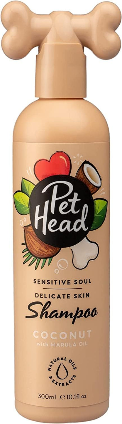 Pet Head, Shampoo Natural Sensitive Soul Perro Coco-Avena