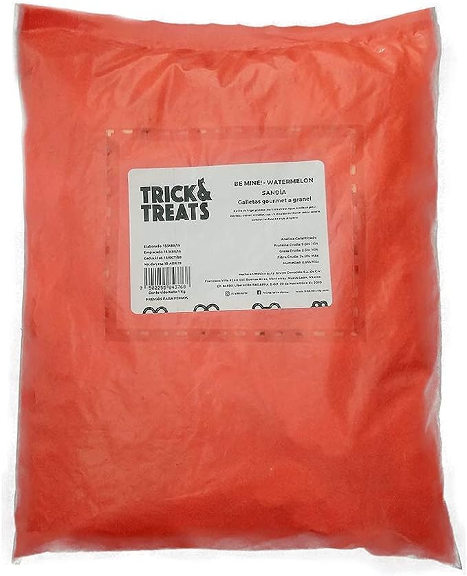 Trick & Treats Be mine! - watermelon - sandia (corazon chico), 1 Kg - Petopia