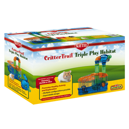 Kaytee CritterTrail Hogar para Hamster Hábitat Triple