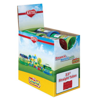 Display de Tubos 3.5" CritterTrail Fun-nels, 12 piezas