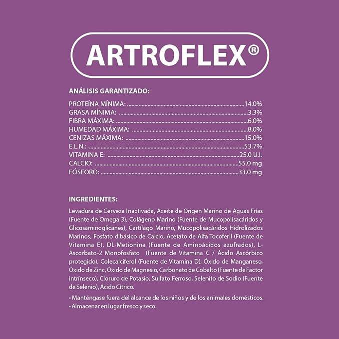 Ruiland Artroflex - Suplemento Alimenticio para Perros, Ingredientes Naturales, 60 Tabletas Masticables