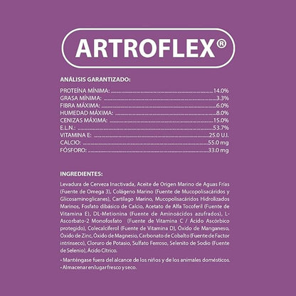 Ruiland Artroflex - Suplemento Alimenticio para Perros, Ingredientes Naturales, 60 Tabletas Masticables