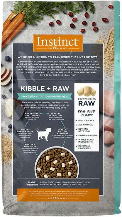 Croquetas Instinct Raw Boost de Pollo y Arroz Integral Para Cachorros - Petopia