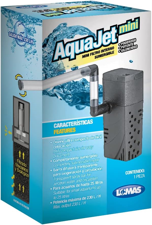 Lomas Filtro Interno Aquajet Para Acuarios