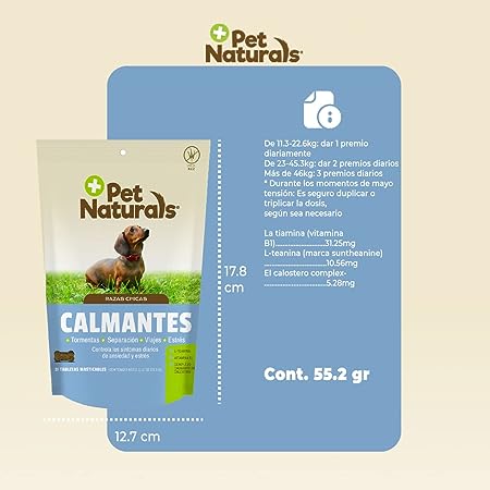 Pet Naturals Razas Chicas Calmantes Naturales de 31.5 g Para Perros - Petopia