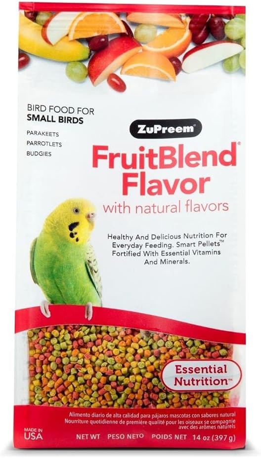 ZuPreem FruitBlend Alimento para Aves Pequeñas Periquito Australiano