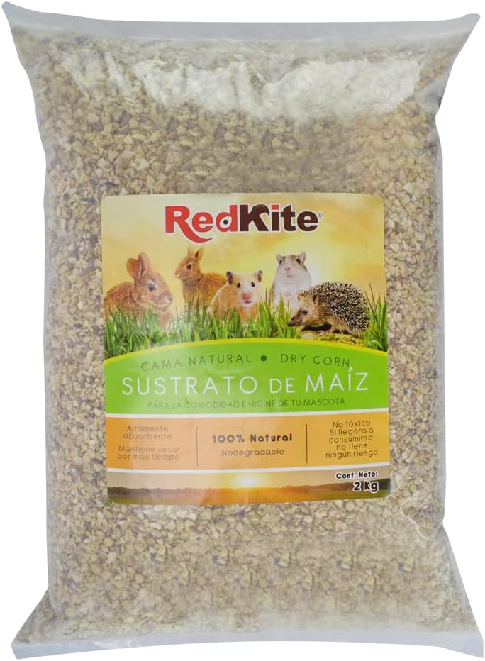 RedKite Sustrato de Maíz para Roedores con 2 Kilos