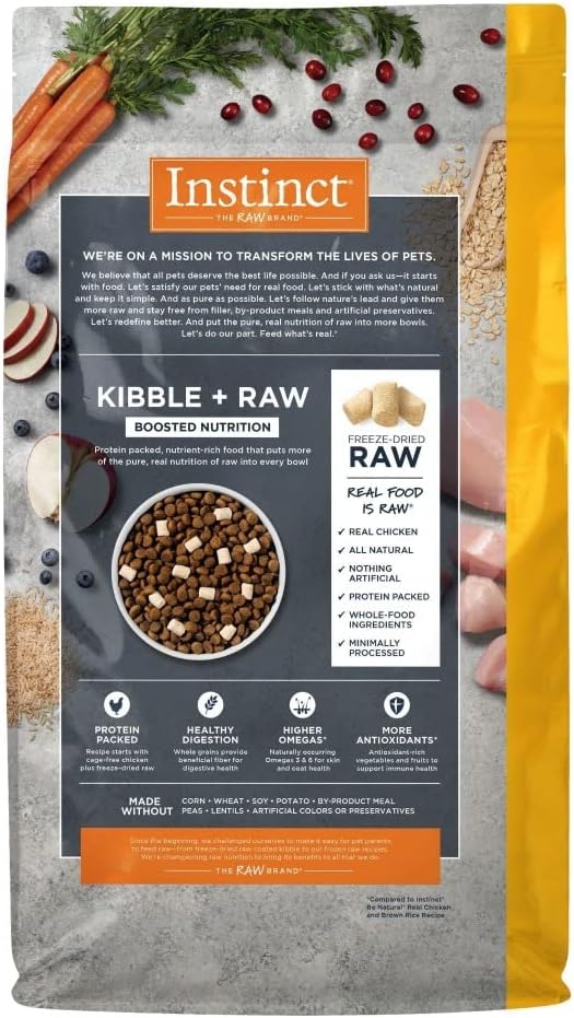 INSTINCT Raw Boost de Pollo con Granos y Arroz Integral Para Perros - Petopia