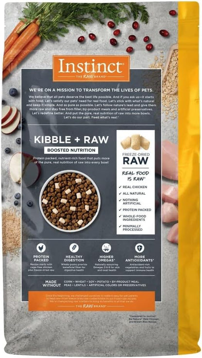 INSTINCT Raw Boost de Pollo con Granos y Arroz Integral Para Perros - Petopia