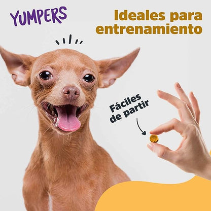 Trick & Treats YUMPERS Premios suaves para perros sabor res 100 g. (Rojo) - Petopia