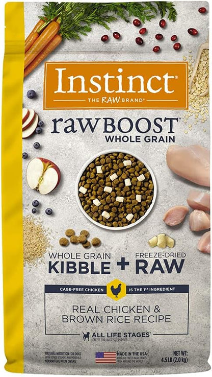 INSTINCT Raw Boost de Pollo con Granos y Arroz Integral Para Perros - Petopia