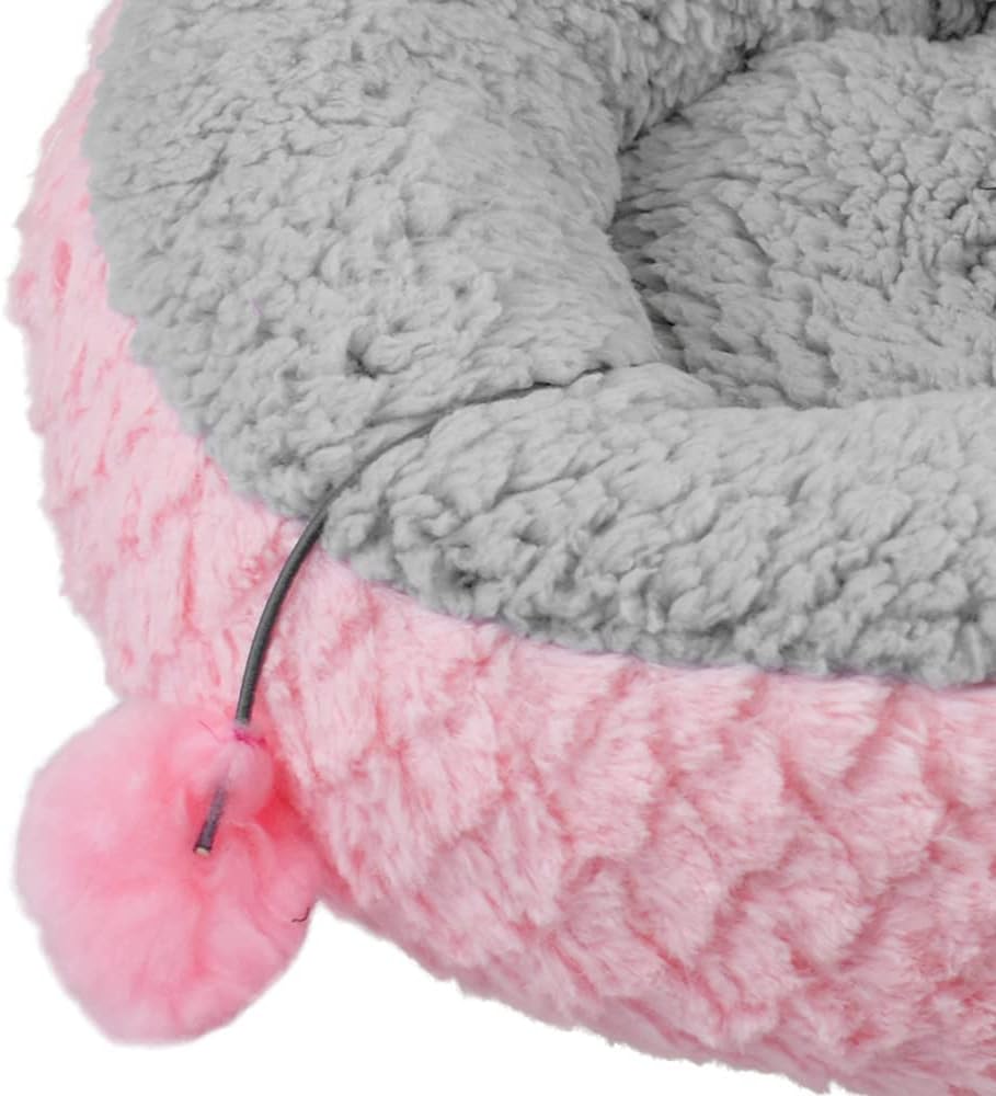 Fancy Pets - Cama Petit Rosa/Gris P/Gato