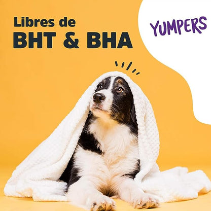 Trick & Treats YUMPERS Premios suaves para perros sabor res 100 g. (Rojo) - Petopia