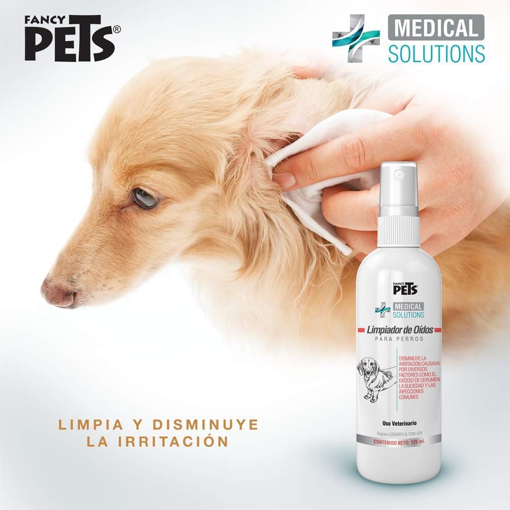 Fancy Pets Limpiador de Oídos para Perros con 125 mililítros - Petopia