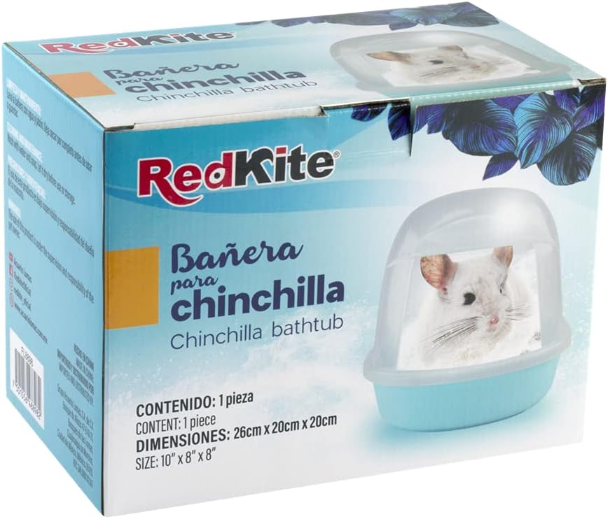 RedKite Bañera para Chinchilla con Puerta, Varios Colores