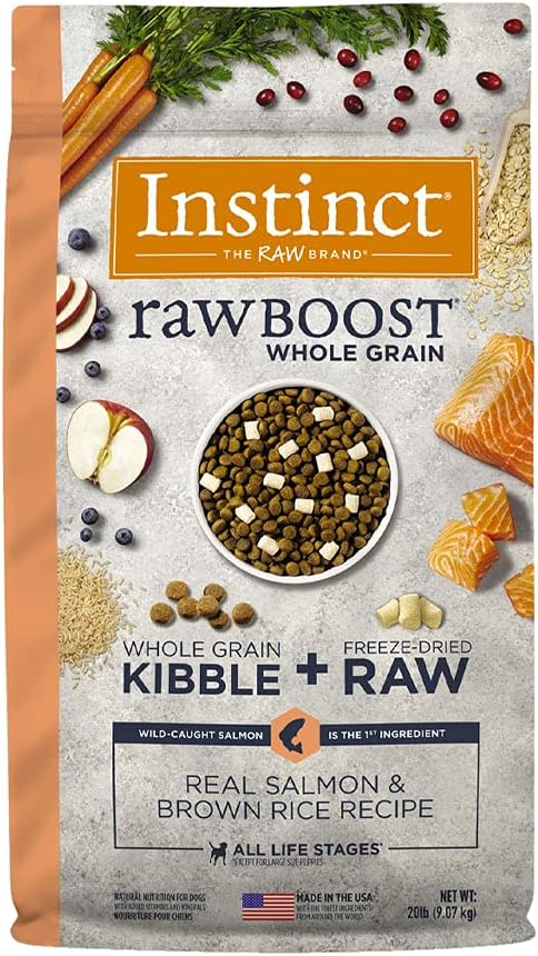 INSTINCT Raw Boost de Salmón con Granos y Arroz Integral Para Perros - Petopia