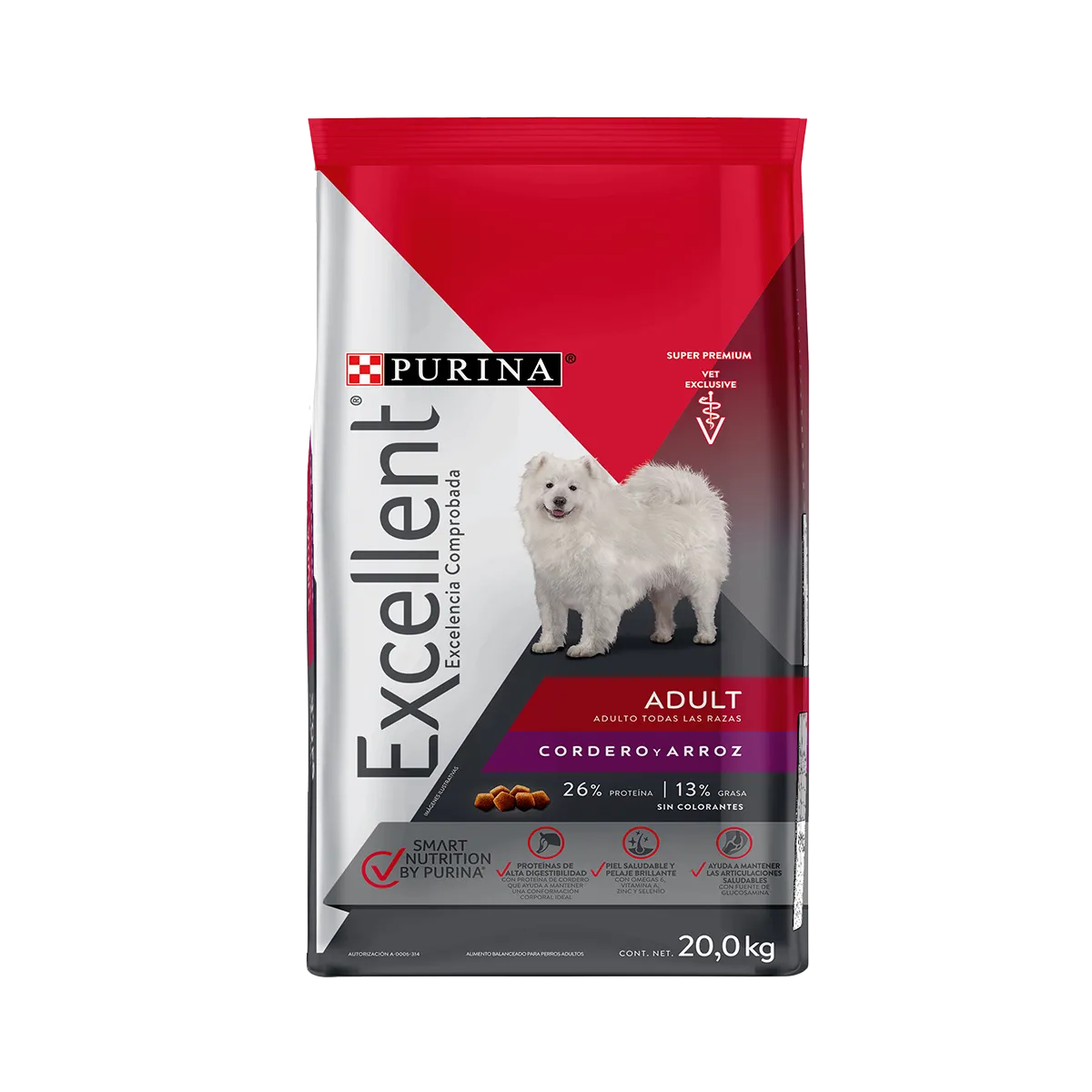 PROPLAN-EXCELLENT ADULTO CORDERO 4 kg