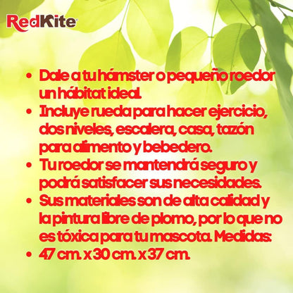 RedKite, Jaula Tuxon Para Roedor Colores Surtidos