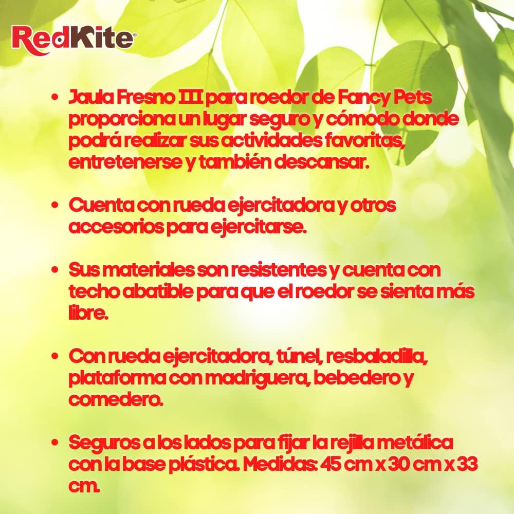 RedKite, Jaula Fresno Para Roedor Variedad de Modelos