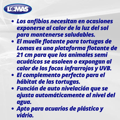 Muelle Flotante Para Tortugas, Lomas