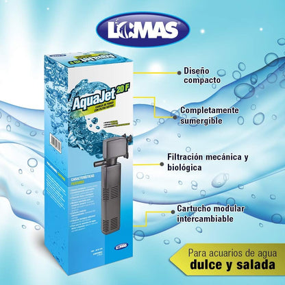 Lomas Cabeza De Poder C/Filtro Rápido Aquajet