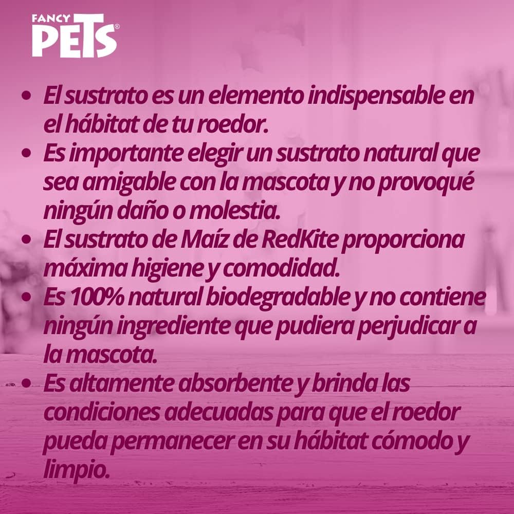 RedKite Sustrato de Maíz para Roedores con 2 Kilos