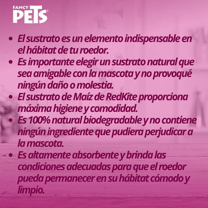 RedKite Sustrato de Maíz para Roedores con 2 Kilos