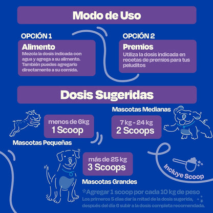 Dogelthy Mobility, Suplemento Sabor a Pescado para Perros Auxiliar en Articulaciones y Huesos 270 gr