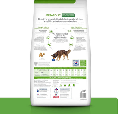 Hill's Prescription Diet Metabolic (Control de peso) Alimento Para Perro Receta de Pollo