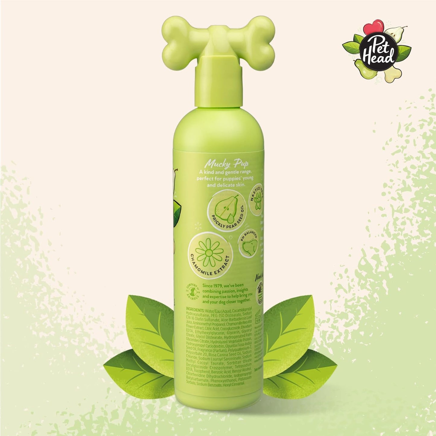 Pet Head Shampoo para cachorros Mucky, botella de 300 ml