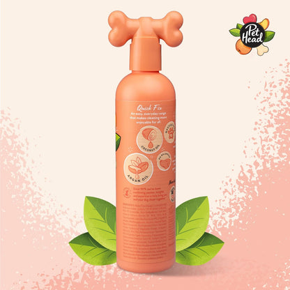 Pet Head Shampoo Para Perro 2en1 Quick Fix Durazno con Aceite de Argan