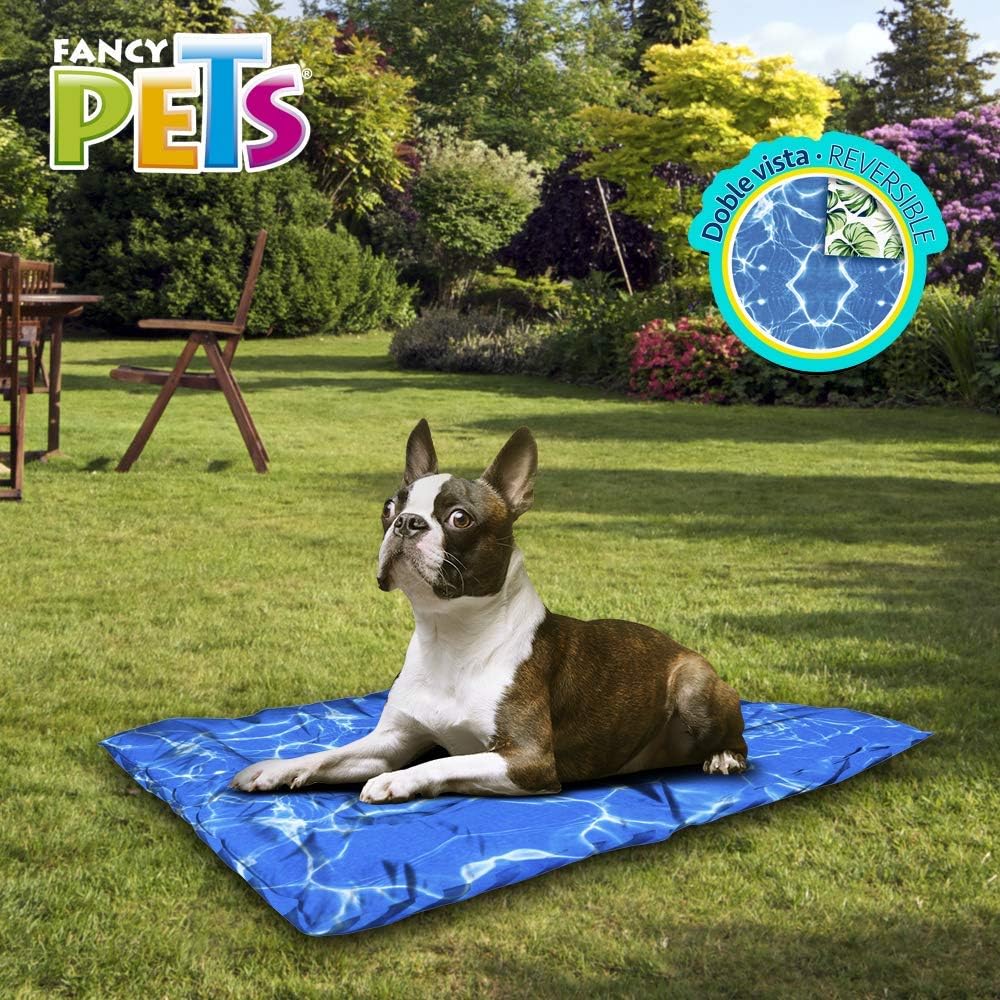 Fancy Pets Cama Refrescante Cool con Auto Enfriamiento Reversible con Doble Vista - Petopia