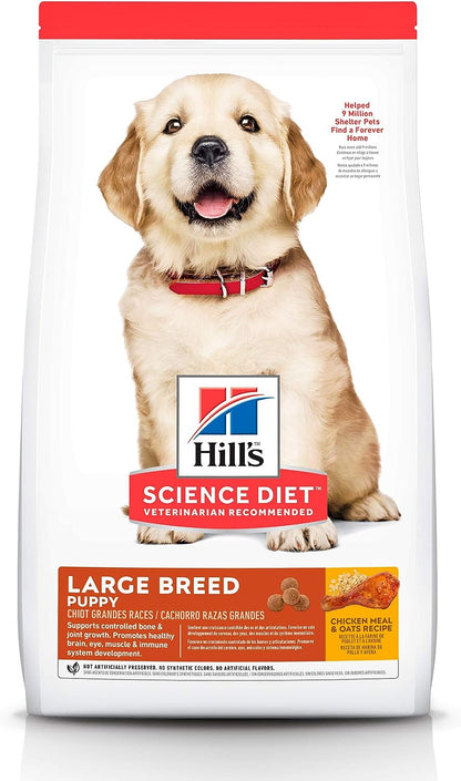 Hill's Science Diet, Alimento para Perro Puppy (Cachorro) Raza Grande, Seco (bulto)