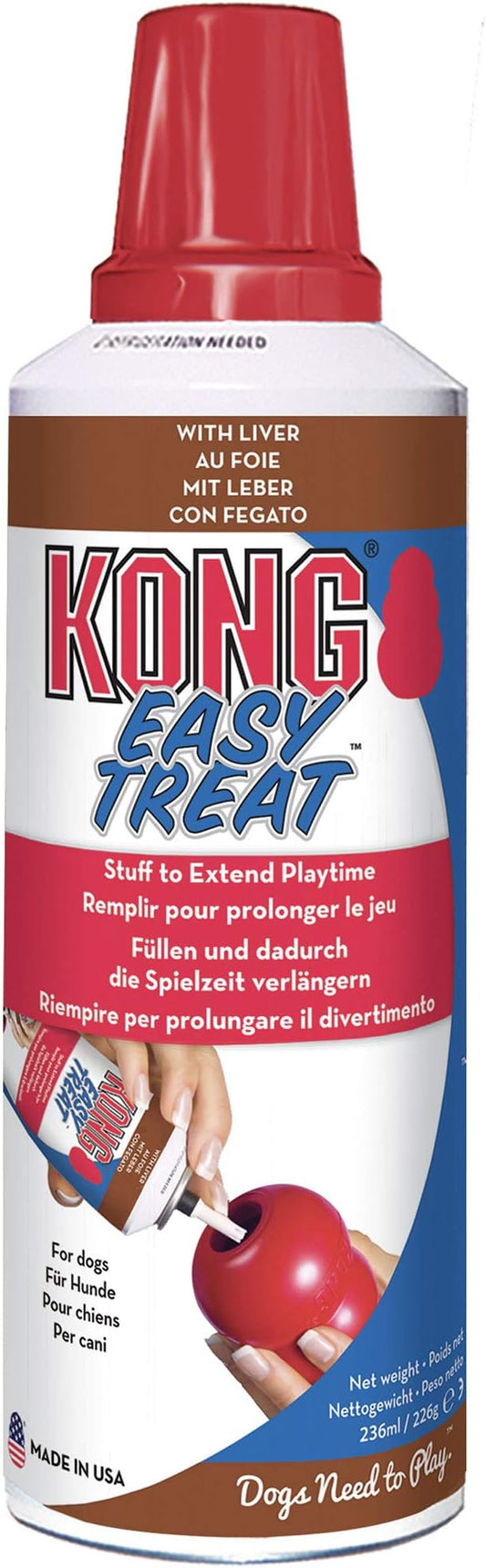 Kong Easy Treat Crema de Hígado Para Perros - Petopia